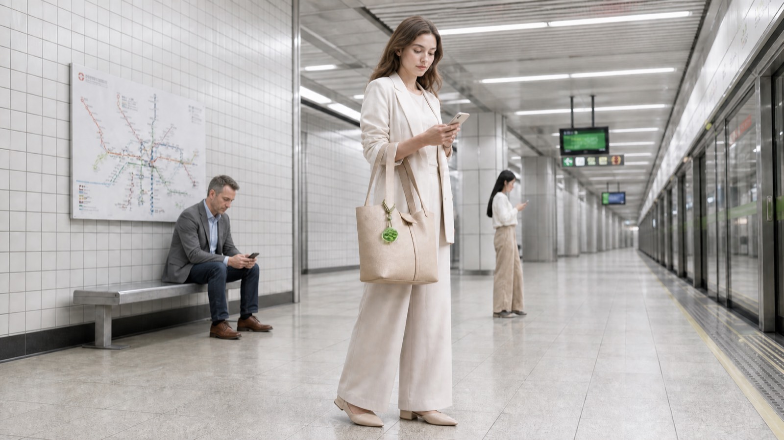 vuvu carried on a bag while commuting